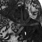Lace Crotchless Lingerie Set