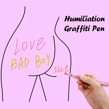 Erasable Graffiti Pen for BDSM Play