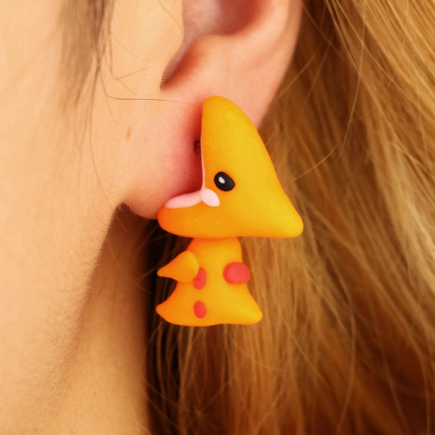 Adorable Cartoon Animal Earrings: Cute 3D Clay Designs for Girls of All Ages