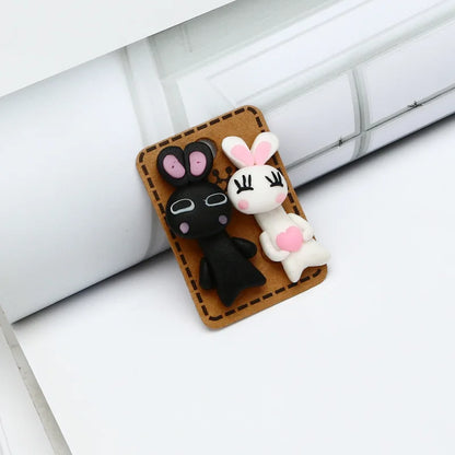 Adorable Cartoon Animal Earrings: Cute 3D Clay Designs for Girls of All Ages