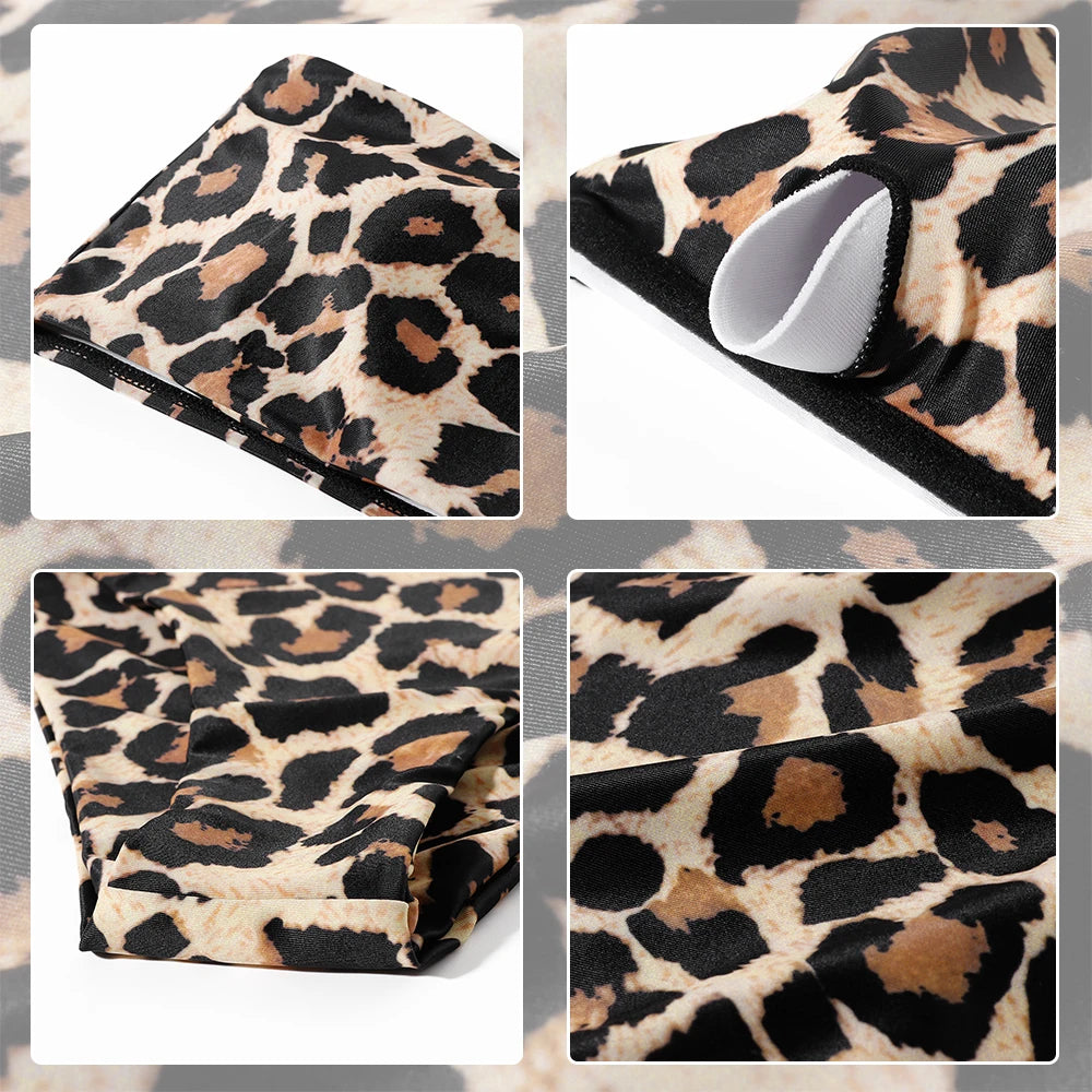 Safari Glamour: Leopard Print High Waist Bikini 2022