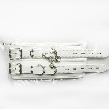 Thierry Luxury White Bondage Restraint Set