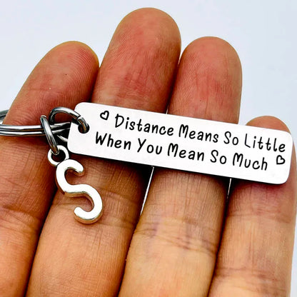 Bond Beyond Distance: Couple Keychain Set for Best Friends in Long-Distance Relationships