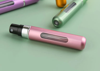 Portable Perfume Atomizer: Mini Aluminum Spray for Travel and Cosmetic