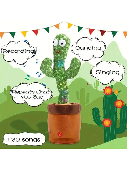 Interactive Dancing Cactus Toy: Singing, Mimicking, and Recording Fun