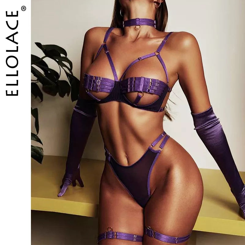 Ellolace Sensual 5-Piece Lingerie Set