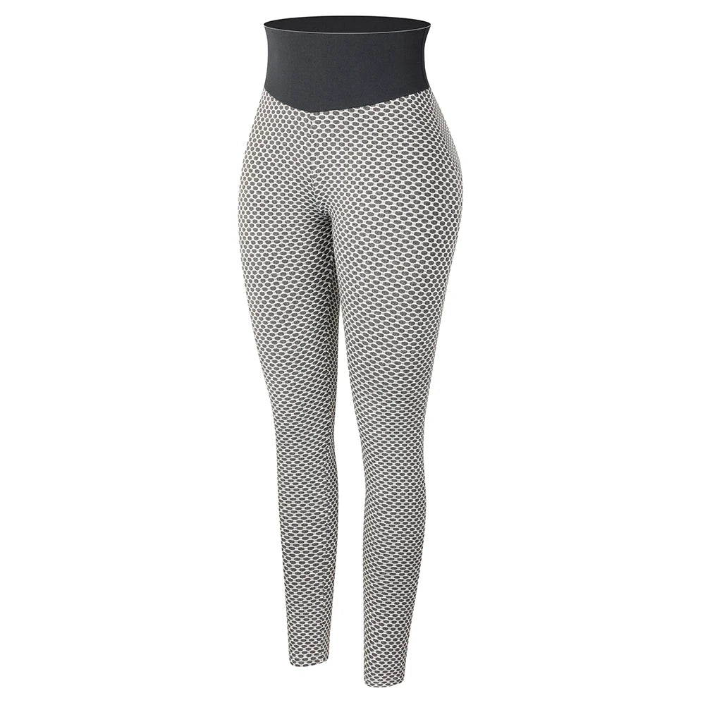 SculptFit Seamless Mesh Leggings - High Waist Push Up