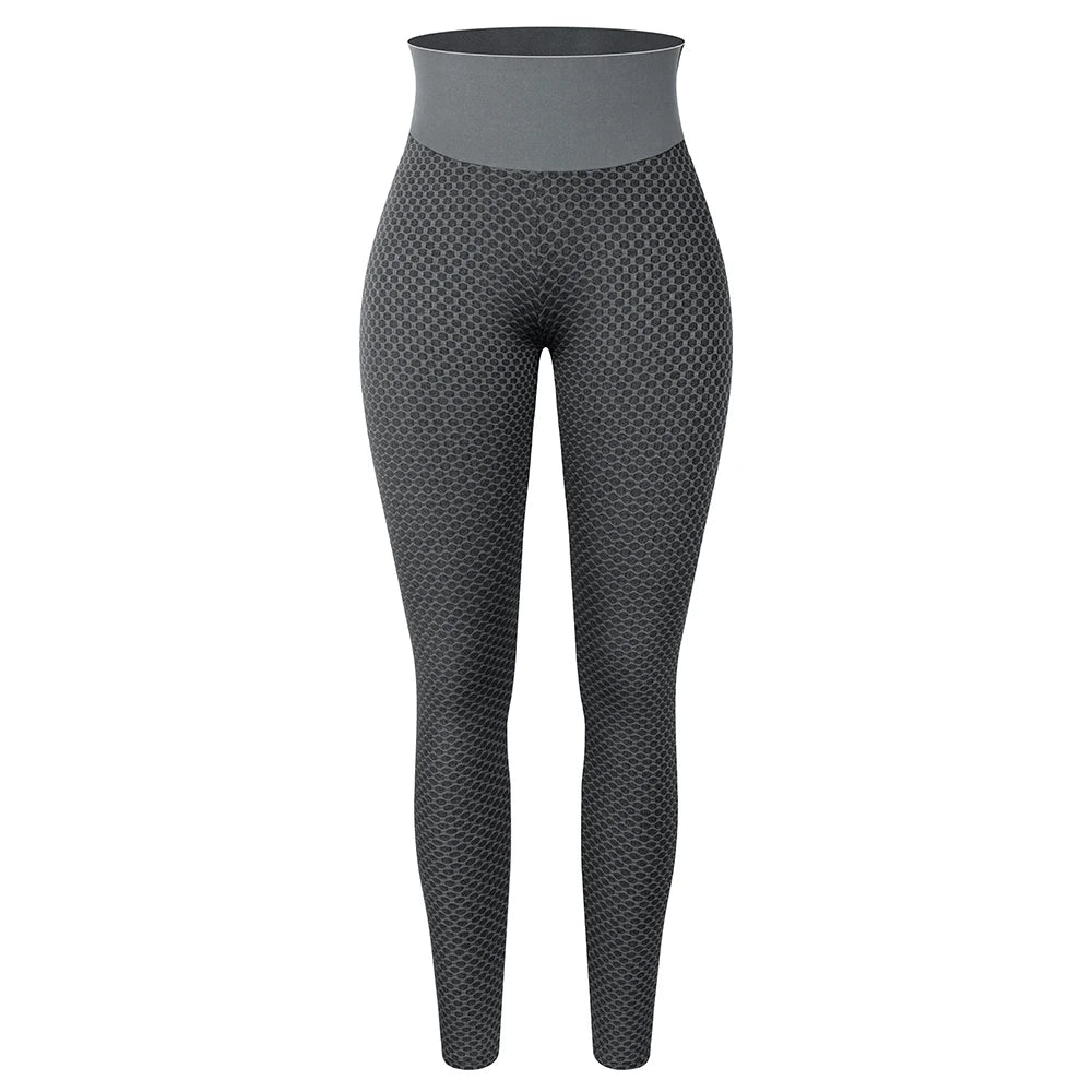 SculptFit Seamless Mesh Leggings - High Waist Push Up