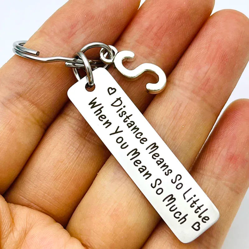 Bond Beyond Distance: Couple Keychain Set for Best Friends in Long-Distance Relationships