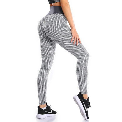 SculptFit Seamless Mesh Leggings - High Waist Push Up