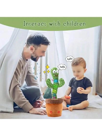 Interactive Dancing Cactus Toy: Singing, Mimicking, and Recording Fun