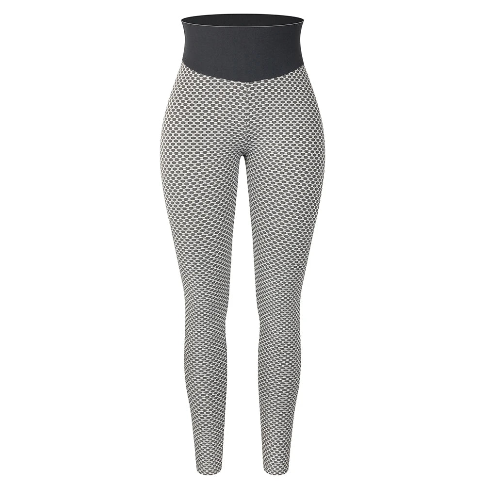 SculptFit Seamless Mesh Leggings - High Waist Push Up