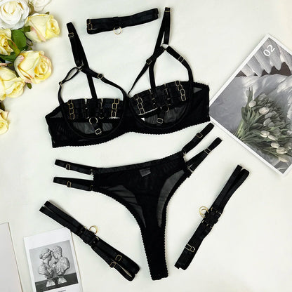 Ellolace Sensual 5-Piece Lingerie Set