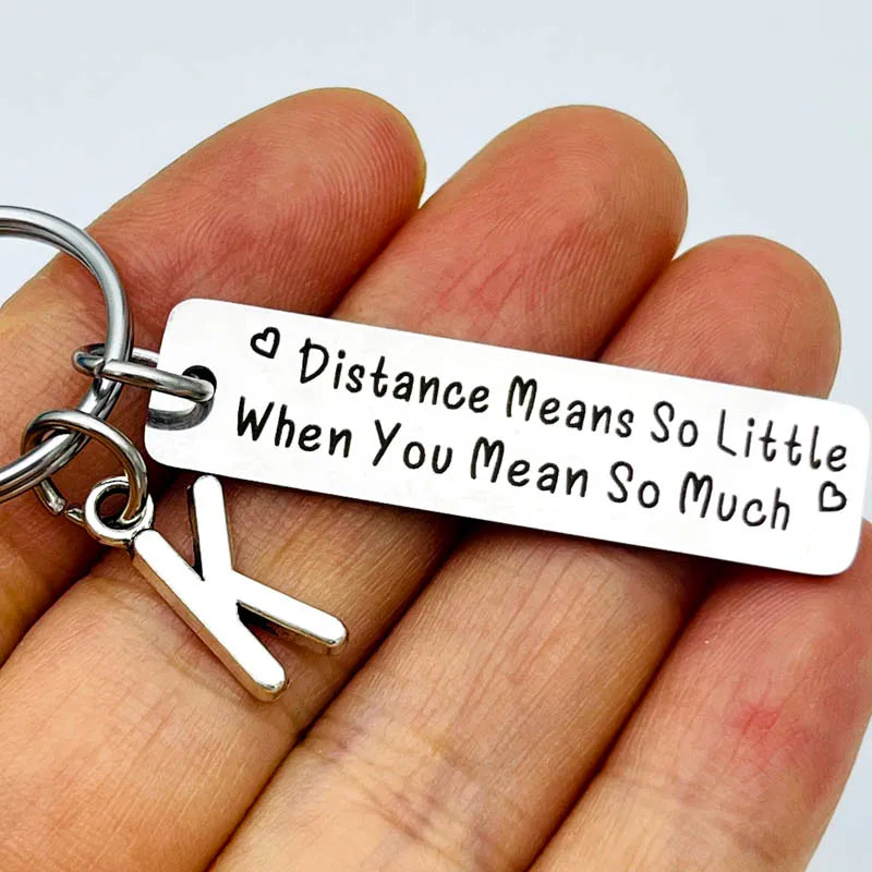 Bond Beyond Distance: Couple Keychain Set for Best Friends in Long-Distance Relationships