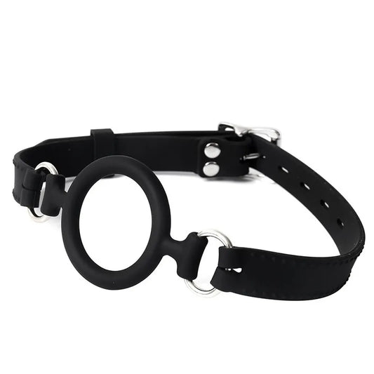 Open Mouth Ring Gag for BDSM Play