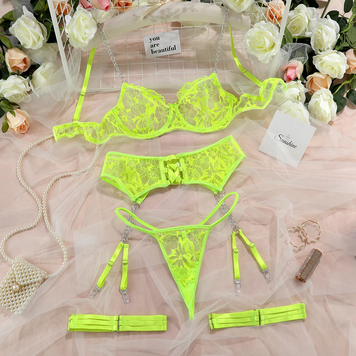 Ellolace Luxury Lace Lingerie Set