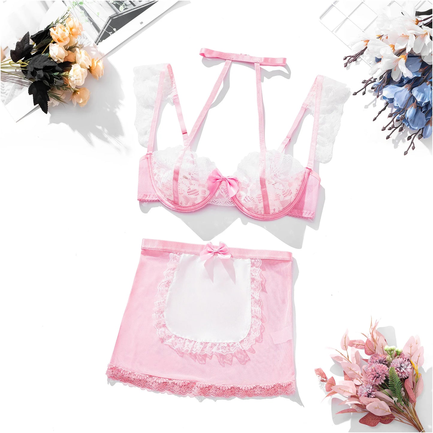 Cosplay Lace Maid Set