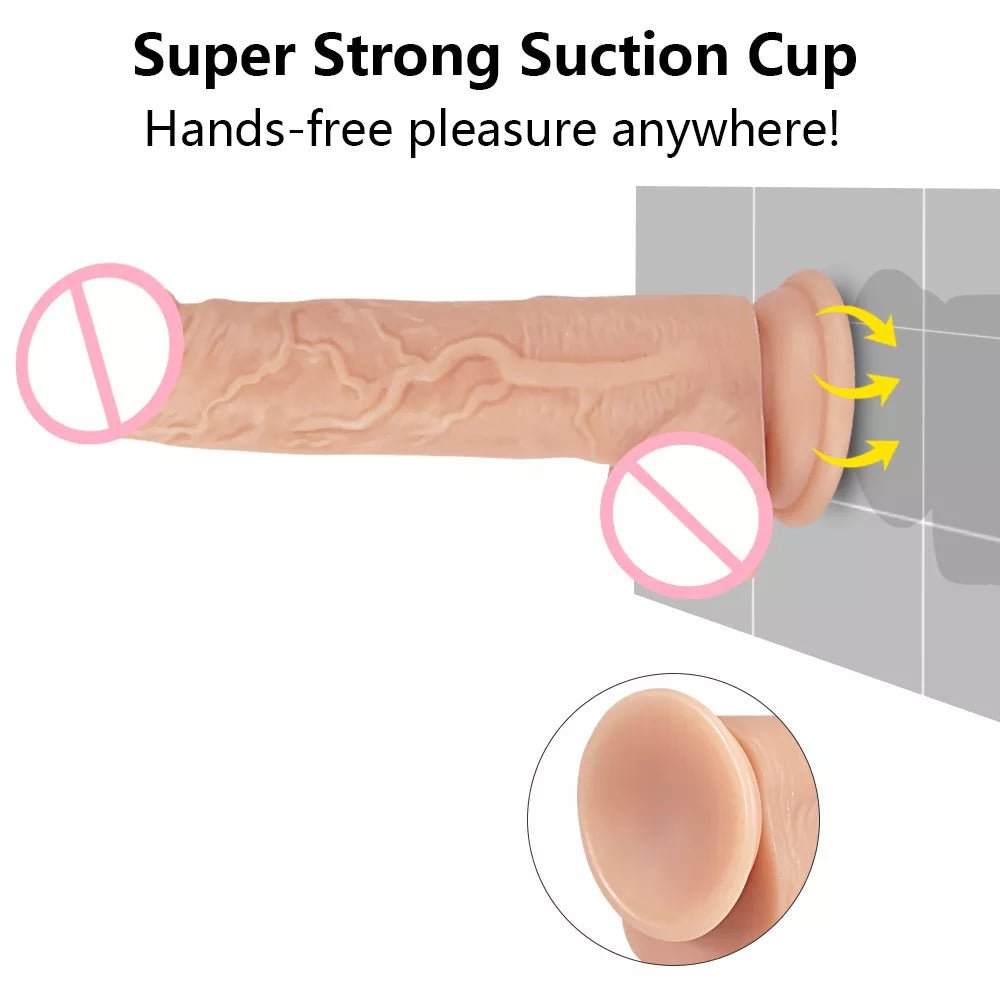 Realistic Strap-On Dildo with Suction Cup