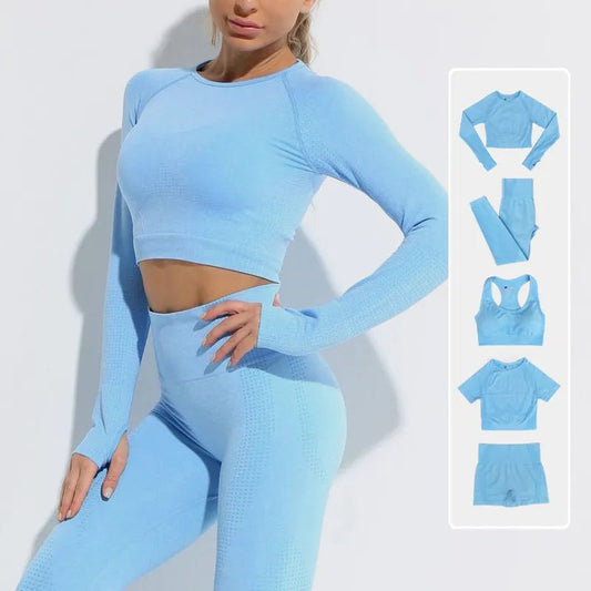 Energize Seamless Yoga Set - Versatile Sportswear