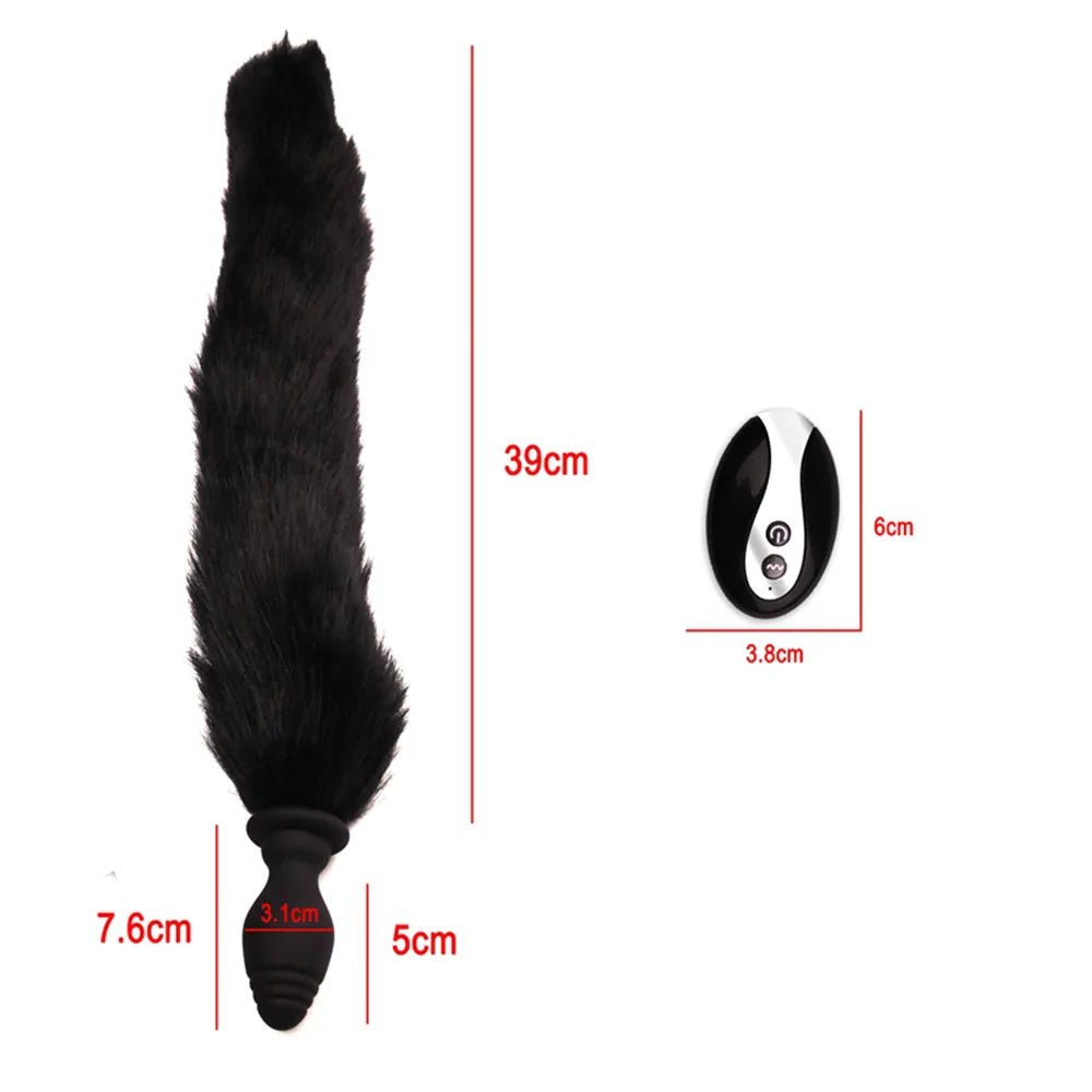 Sensual Fox Tail Anal Vibrator