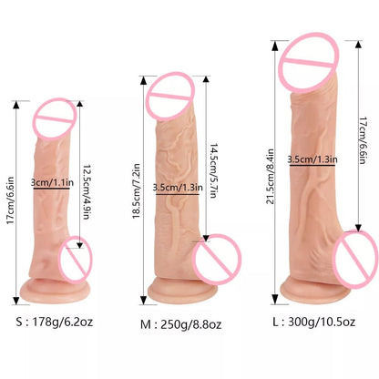 Realistic Strap-On Dildo with Suction Cup