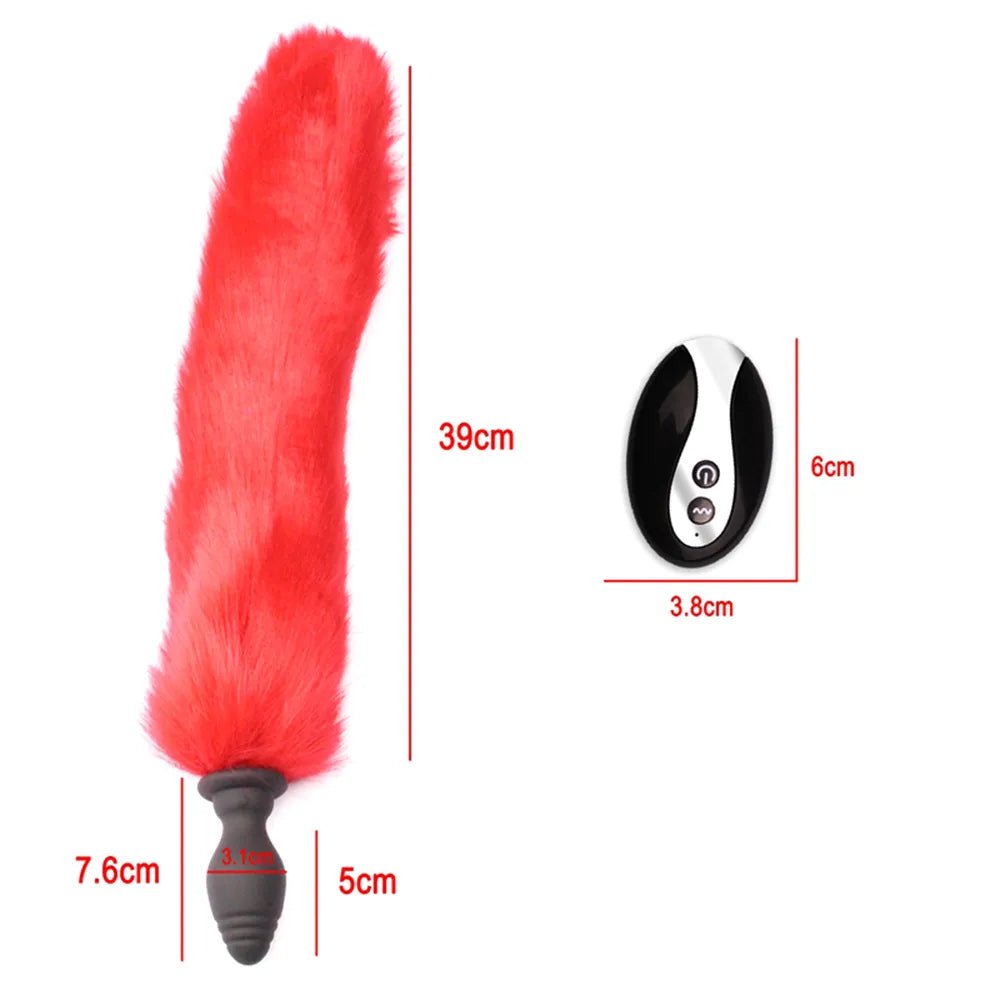 Sensual Fox Tail Anal Vibrator