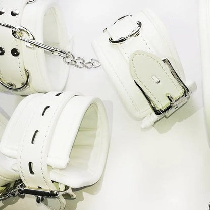 Thierry Luxury White Bondage Restraint Set