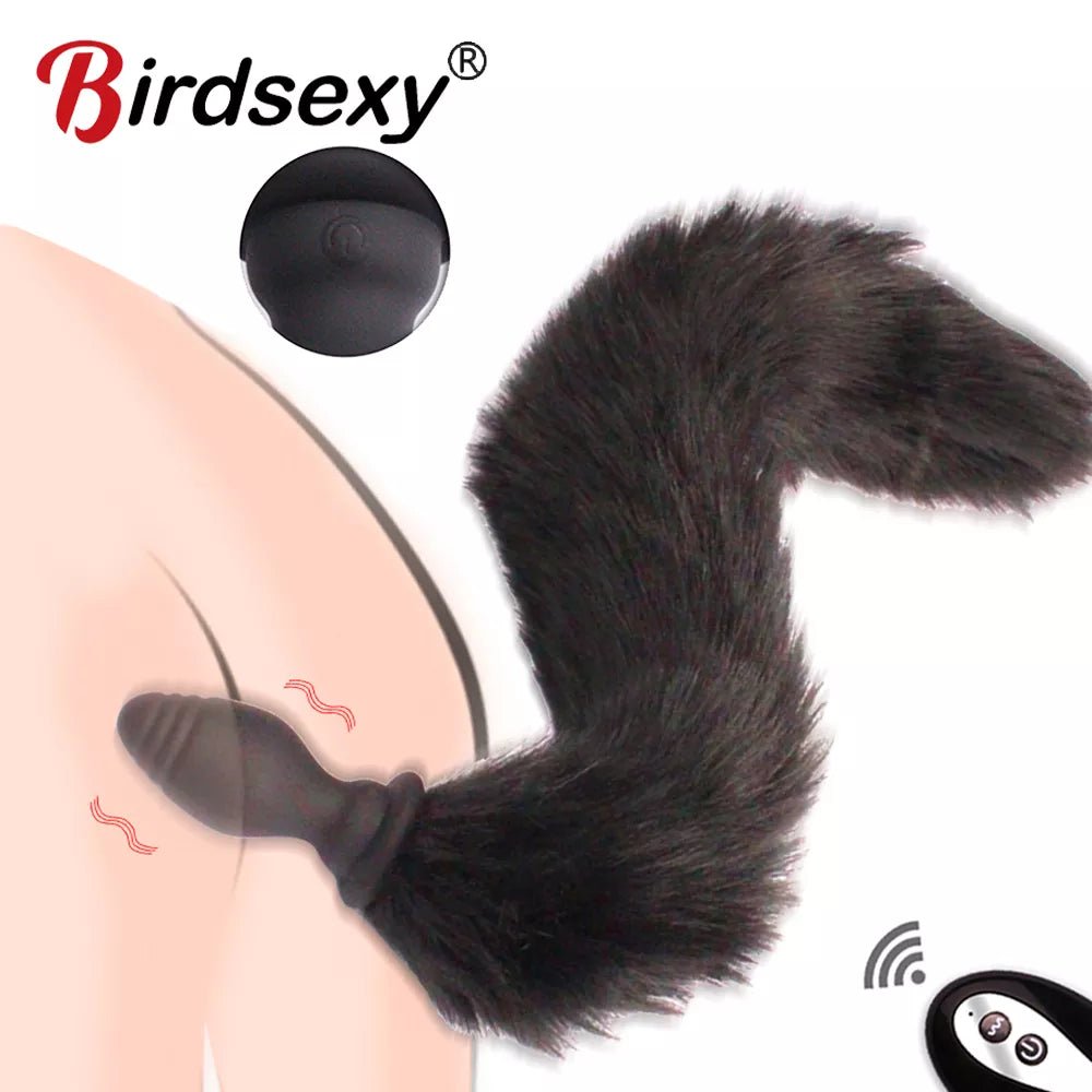 Sensual Fox Tail Anal Vibrator