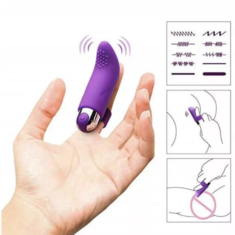 Rechargeable Finger Vibrator with 10 Speeds