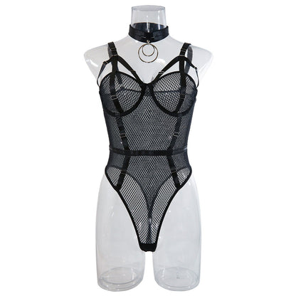 Mesh Elegance Bodysuit