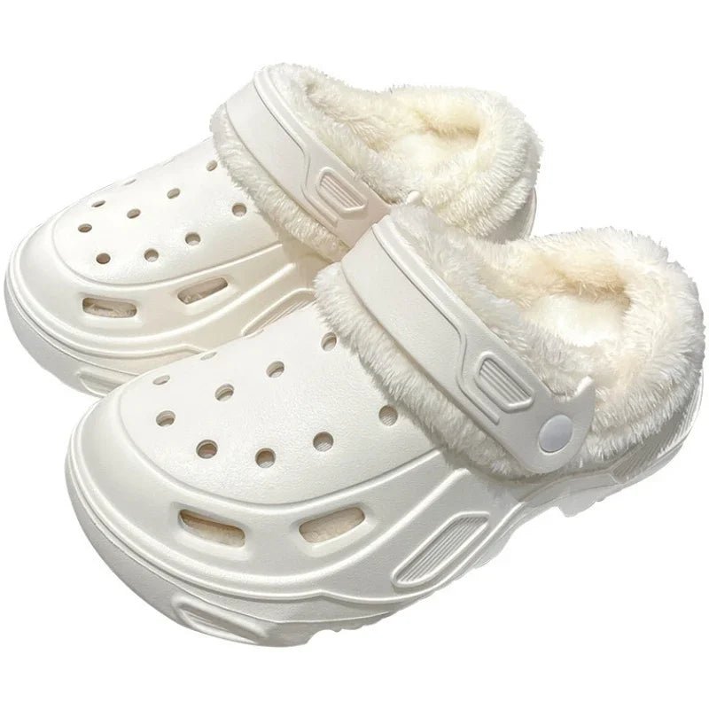 Luxury Plush Slippers - 2024 Winter Edition with Thick High Heel