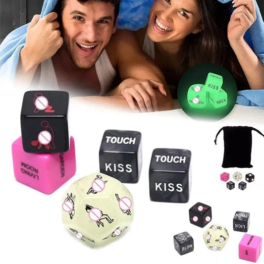 Luminous Adult Dice Set for Couples