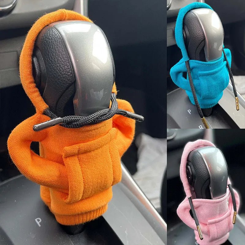 Universal Car Shift Lever Cover: Gear Shift Hoodie for Manual and Automatic Transmissions