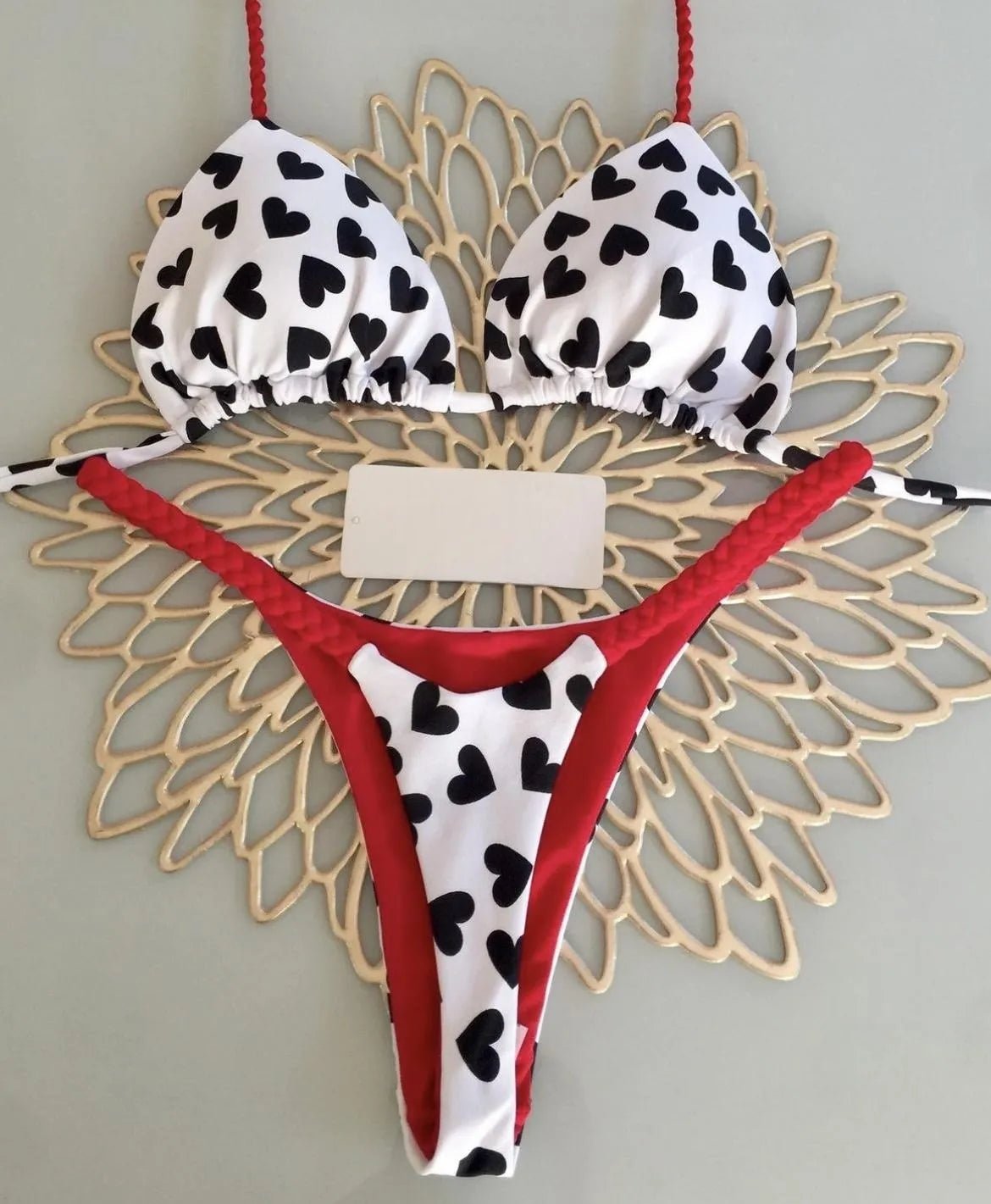 Zebra Chic: High Waist Thong Bikini Set - RUOTONGSEPT 2023