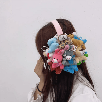 Cozy Critter Ear Muffs - Winter Warmth with Stuffed Animals