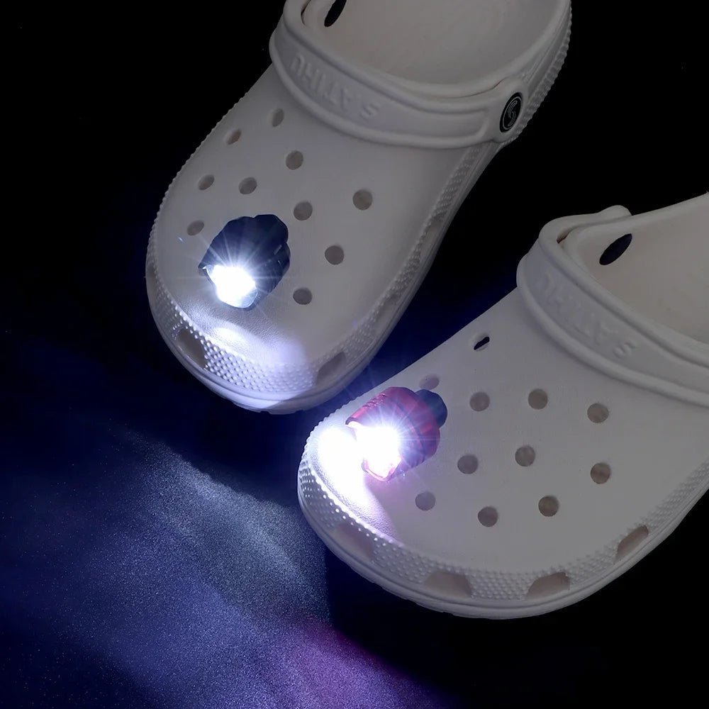 Outdoor LED Headlights for Crocs Shoes: Waterproof and Portable Camping Accessory