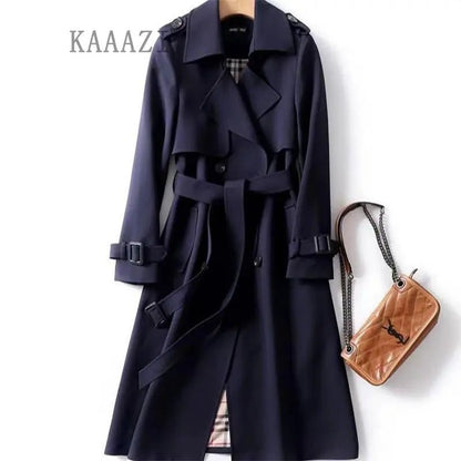 KAAAZI Winter Trench Coat Dress