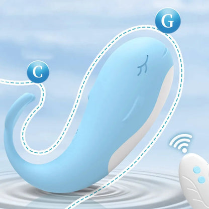 Remote-Controlled Heating Whale Vibrator