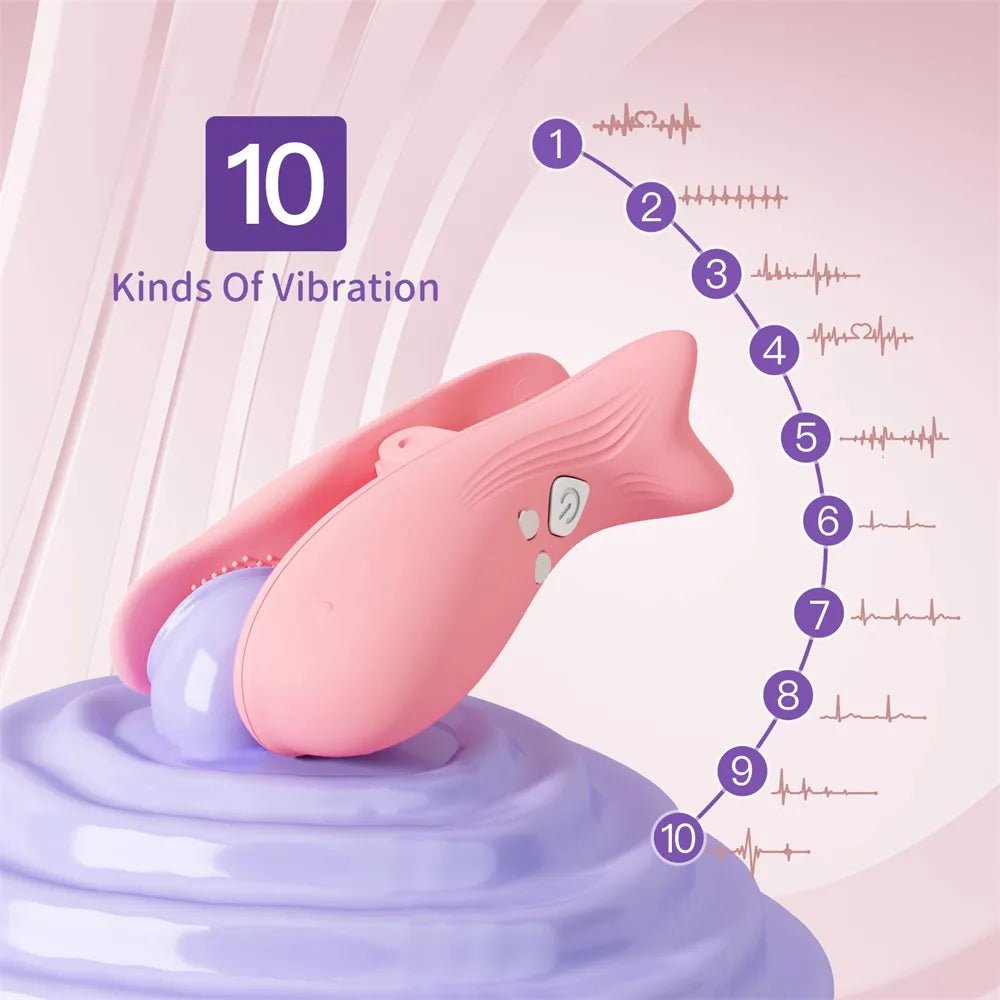 Wireless Nipple Vibrator with 10 Speeds