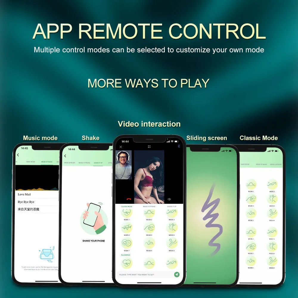 Wearable Clitoris Stimulator with App Control