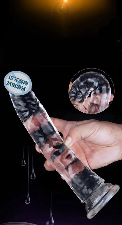 Lifelike Jelly Dildo with Powerful Suction