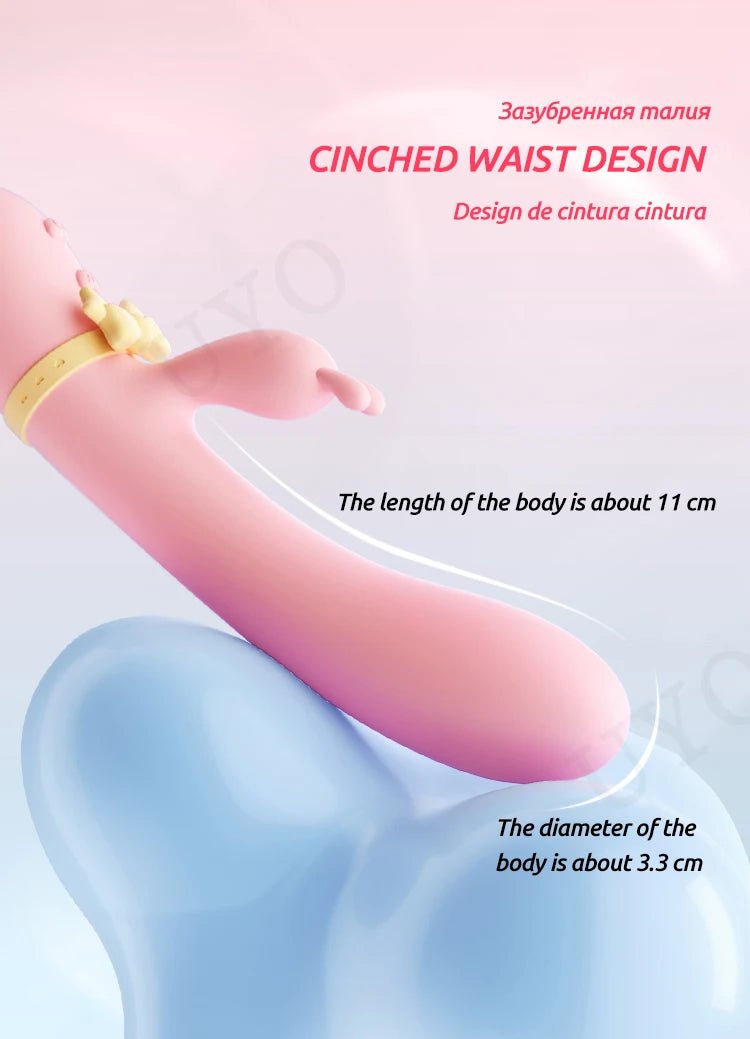 Rechargeable Silicone Rabbit Vibrator