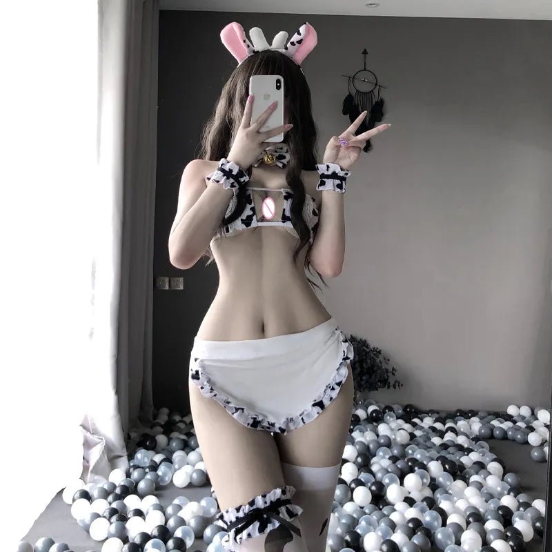 Cosplay Cow Bikini Set