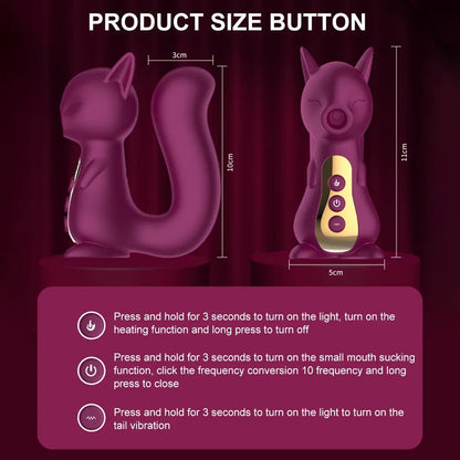 Squirrel Clitoris Stimulator Vibrator