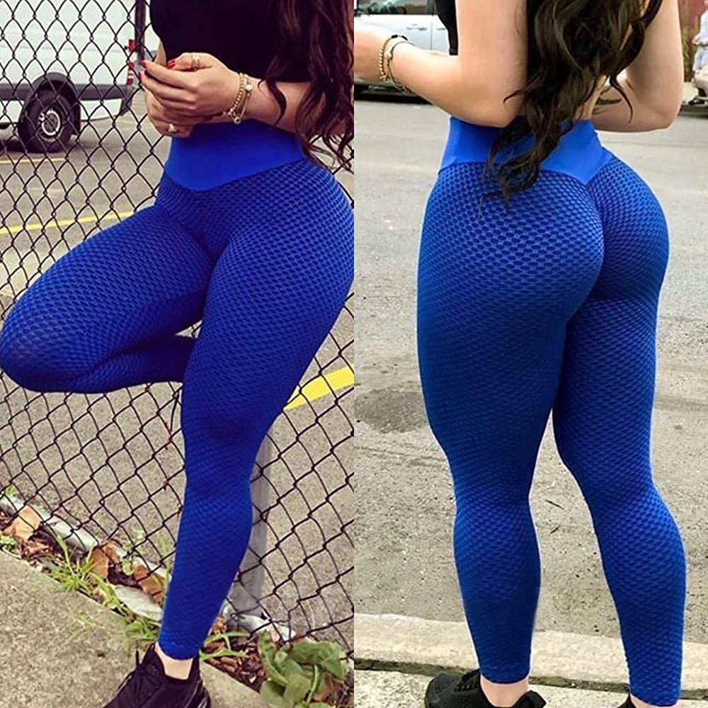 SculptFit Seamless Mesh Leggings - High Waist Push Up