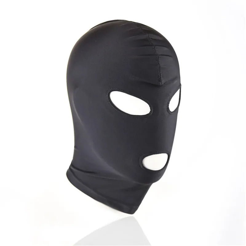 Sensual Open-Mouth Eye Mask Hood