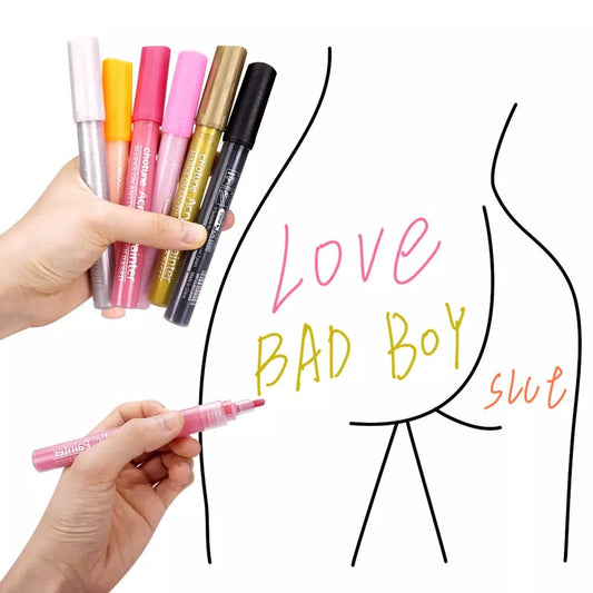 Erasable Graffiti Pen for BDSM Play