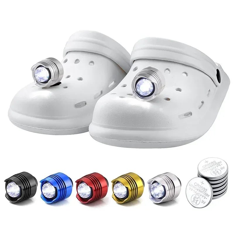 Outdoor LED Headlights for Crocs Shoes: Waterproof and Portable Camping Accessory