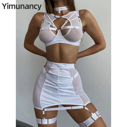 Yimunancy 5-Piece Gothic Lingerie Set