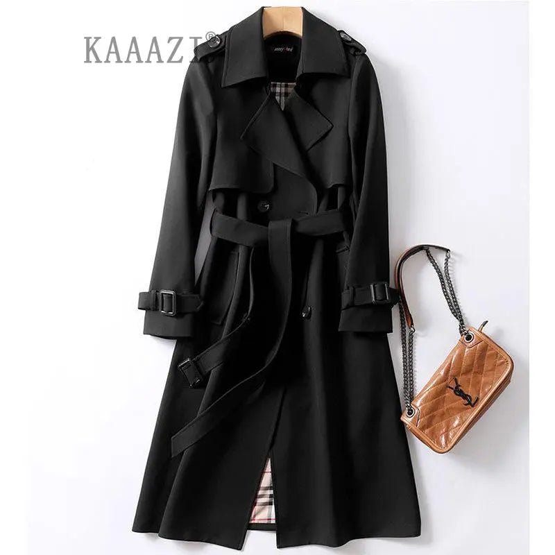 KAAAZI Winter Trench Coat Dress